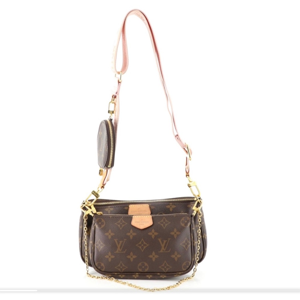 Louis Vitton Multi Pochette Accessories Monogram Canvas Bag